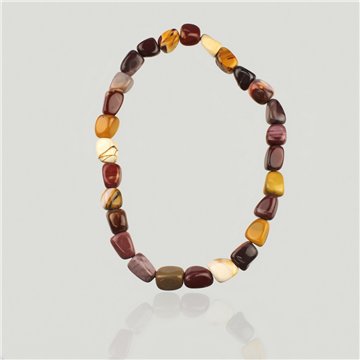 Collar mineral elástico rodado de 40cm. Mokaita