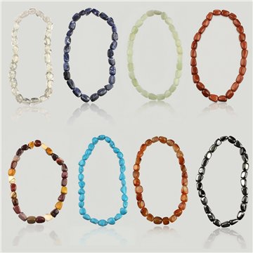Collar mineral elástico rodado de 40cm. Surtido