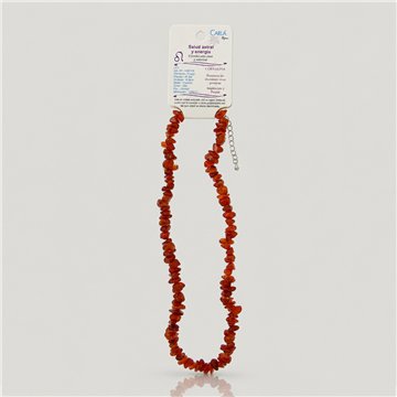 Collier puce horoscope. Lion - Carnéole.