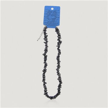 Collier de puces de chakra. Base - Hématite.