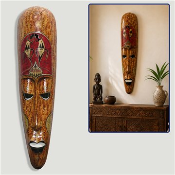 Máscara madera. 100cm