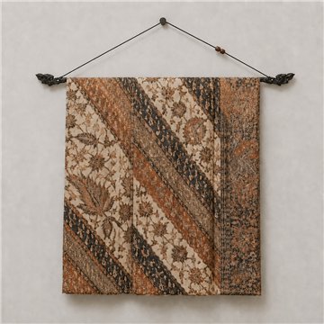 Colgador madera para tapiz. 70cm