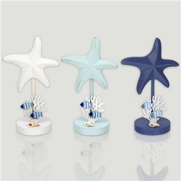 Estrella Mar madera. Surtidos6,5x17cm