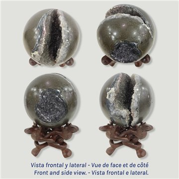 Bola Geoda Amatista. 2,31kg. 12cm aprox