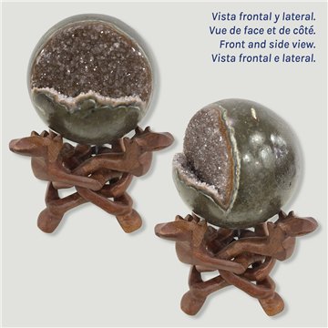 Bola Geoda Amatista. 1,52kg. 10,5cm aprox