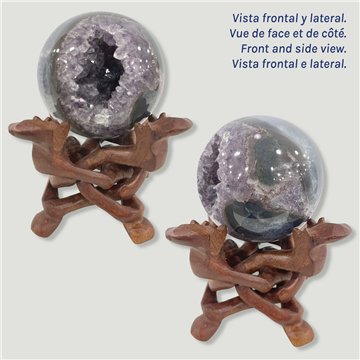 Bola Geoda Amatista. 1,08kg. 9,4cm aprox