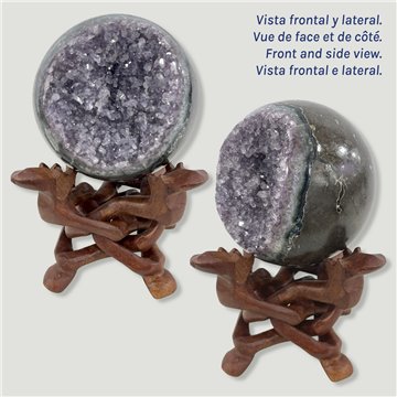 Bola Geoda Amatista. 1,726kg. 11,1cm aprox