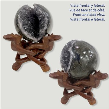 Bola Geoda Amatista. 0,88kg. 9,1cm aprox