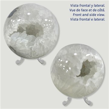 Bola Geoda Amatista. 0,73kg. 8,5cm aprox