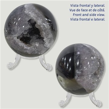 Bola Geoda Amatista. 0,284kg. 6,1cm aprox