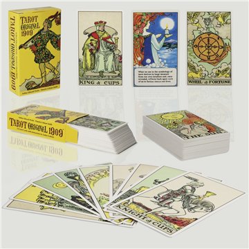 TAROT CARDS. Cartas de Tarot de papel. Inglês. 7x12cm