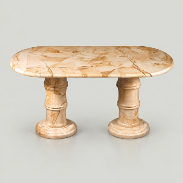 Pakistan Onyx Oval Table....