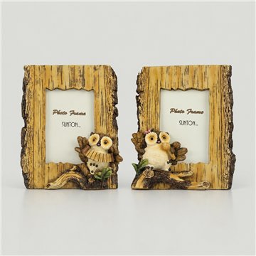 Owl photo frame Modelo 01. 14x17cm