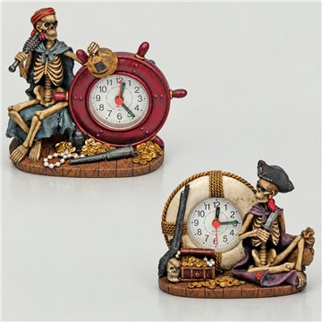 Pirate skull watch assortment 13x15cm