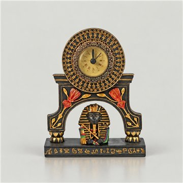 Clock resin various mod. Egypt 02 16cm