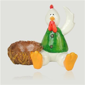 Resin hen pot Model 01 12cm