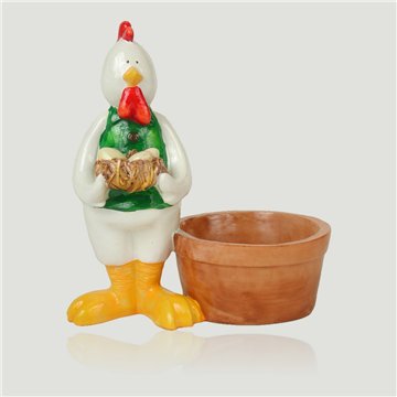 Resin hen pot Model 02 16cm