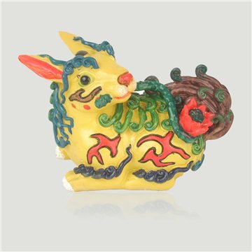 Resin sheep figure
