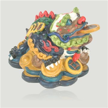 Resin toad figure