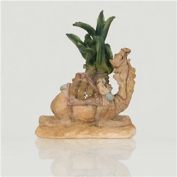 Resin sitting camel 14x16