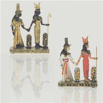Resin Egyptian figure mod20 14 cm SOLO NEGRA/DORADA