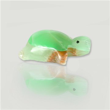 Colored Onyx Turtle, Pakistan. 5 cm