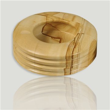 Pakistan Onyx Ashtray, Paesina 15x15x5cm
