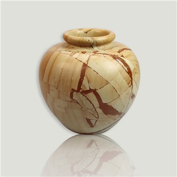 Round PK Onyx Vase, Paisina, 15x15cm.
