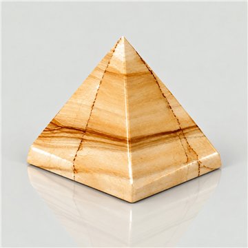 Pakistan Onyx Pyramid, Paesina 4x4cm