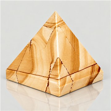 Pakistan Onyx Pyramid, Paesina 5x5cm