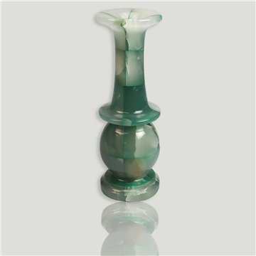 Onyx Vase. Pakistan. Colored. 5X15cm.
