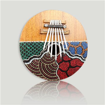 Carimba coco. Modelo  1/2 aborigen. 16cm aprox
