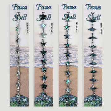 Pulseira Abalone com fecho de metal. 29.  Modelo: Sortidos