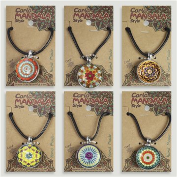 Double-sided pendant. 43. Mandala. Assorted