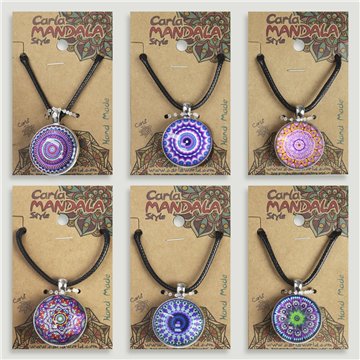 Double-sided pendant. 45. Colorful Mandala. Assorted