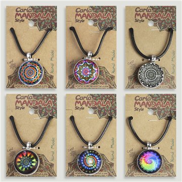 Double-sided pendant. 47. Psychedelic. Assorted
