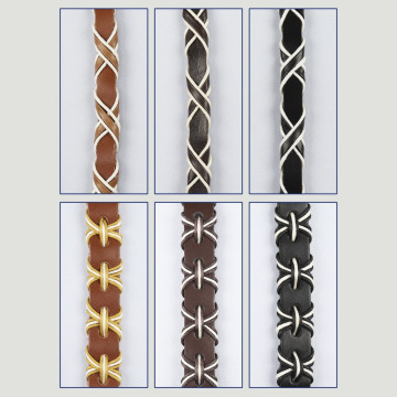 Pulseira de couro. 68. Variados