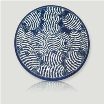 Plato PJK pez azul 30cm