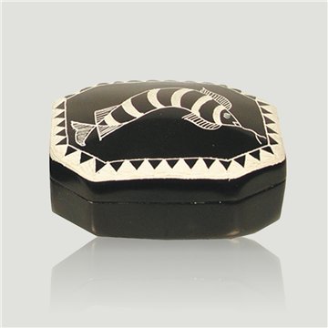 Joyero PJK pez negro 10x8x5cm