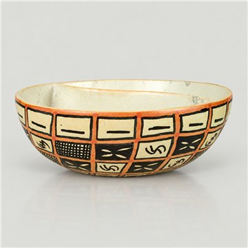 Bowl division PJK flores ocre 20cm