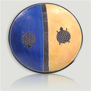 Bowl PJK tortuga azul-amarillo 40cm