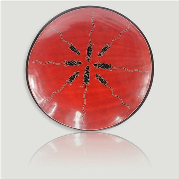 Bowl PJK familia lagarto marron 40cm