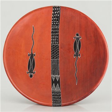 Bowl P, Lagarto surtido, nar-marron 40cm
