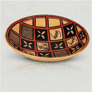 Bowl PJK flores ocre 20-25cm
