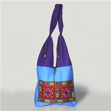 Sac en tissu fleuri 35x35cm