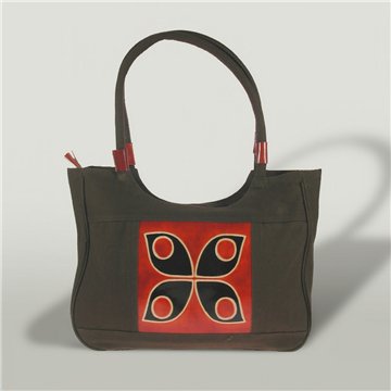 Bolso piel vacuno y lona Modelos y colores surtidos