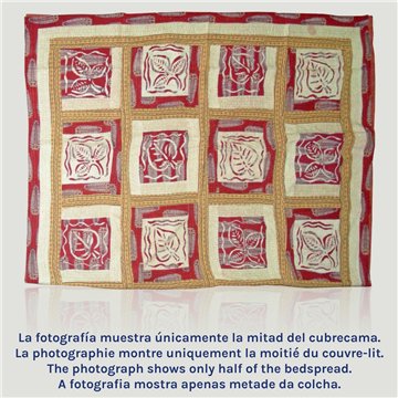 Cubrecama algodón. Modelo 15. 150x220 cm