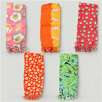 Verão Faldita. Batik modelos cores sortidas 100x40cm aprox