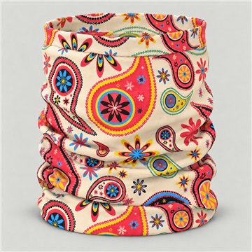 Protetor de pescoço. Poliéster. Modelo Mandala