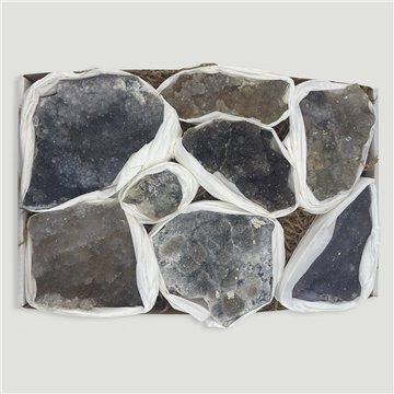 Caja Flor de Amatista. 1,4 a 1,8kgs